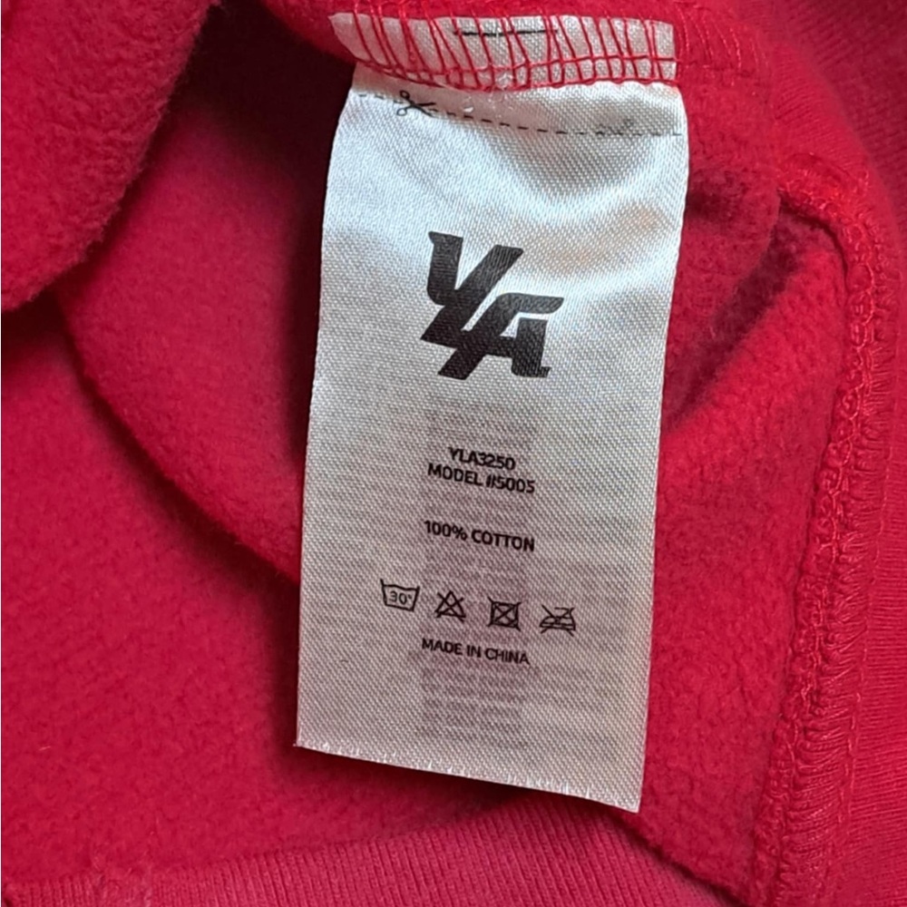 YoungLA Pink Vintage Wash Hoodie - Men's size XL - Picture 6 of 12